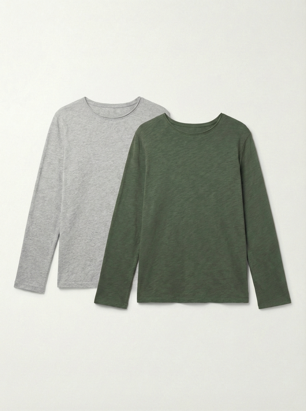 Набор из 2-х лонгсливов из хлопка-слаб