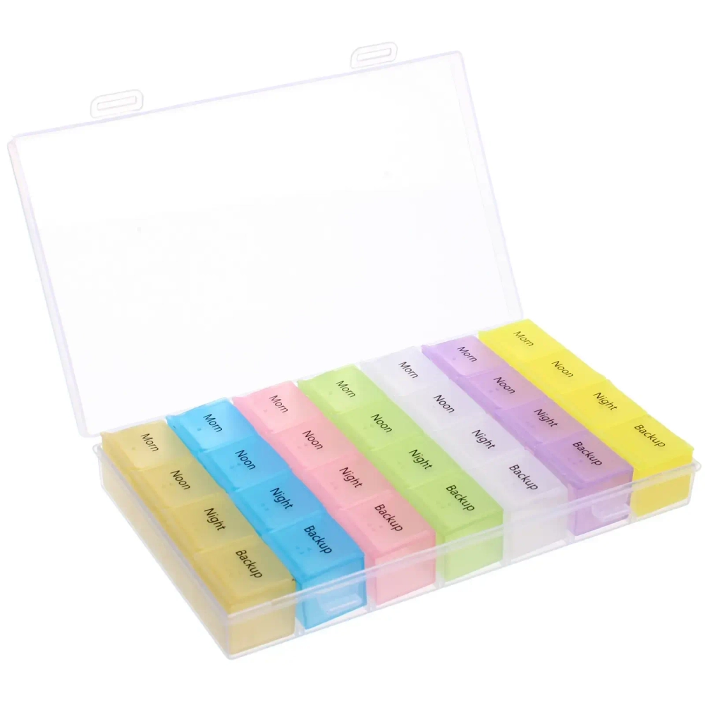 Таблетница - органайзер 28 ячеек «VOSTOKDOM», 18*10.7*2.8см