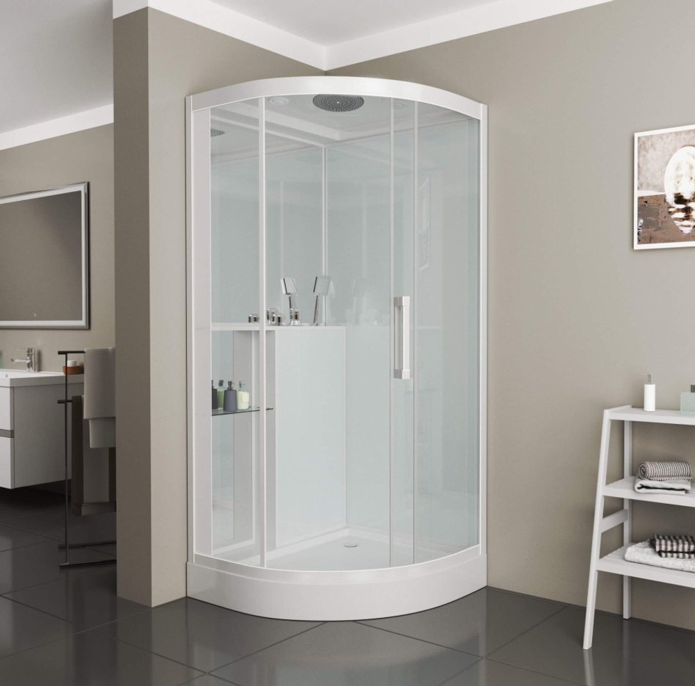 Душевая кабина Grossman Style GR160 (100x100x215) дверь раздвижная,4 места