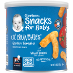 Gerber, Snacks for Baby, Lil' Crunchies, запечённый зерновой снек, от 8 месяцев, томат, 42 г (1,48 унции)