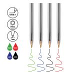 Набор шариковых ручек СТАММ "111" 4шт., 04цв., 1,0мм, европодвес