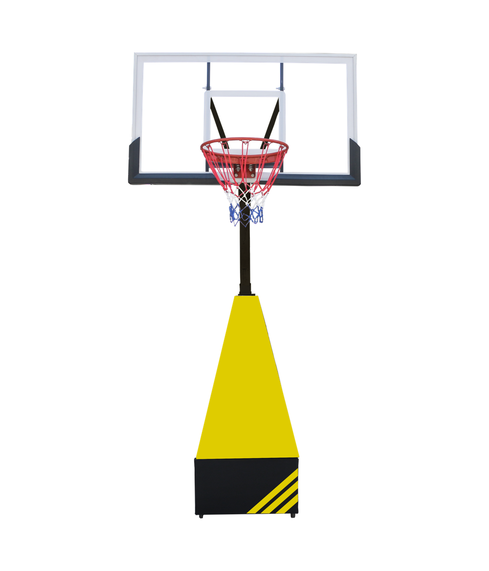 Мобильная баскетбольная стойка Proxima 54", стекло,