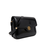 Кожаная сумка через плечо Robinson Spazzolato Convertible TORY BURCH - черный(143122)