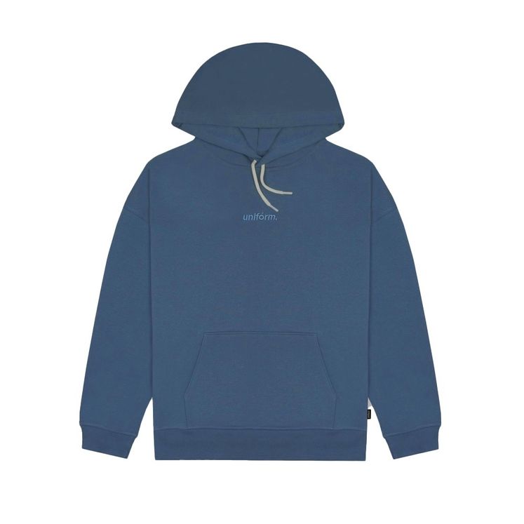 Худи UNIFORM Relaxed, темно-голубой