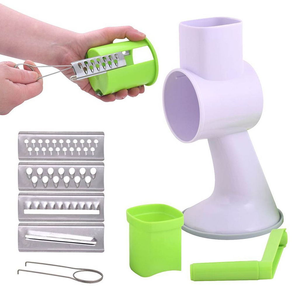 Терка роторная 4 насадки, Мультидом, VL53-159