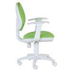 Кресло детское Бюрократ CH-W356AXSN/15-118 салатовый, пластик белый
