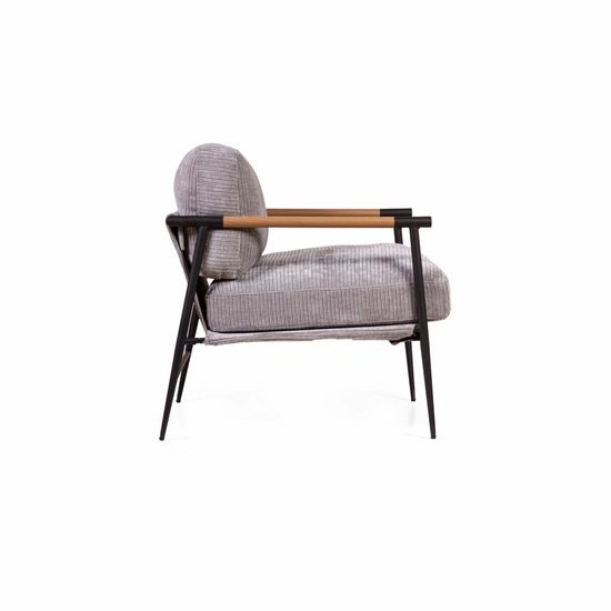 Кресло Laura, серый