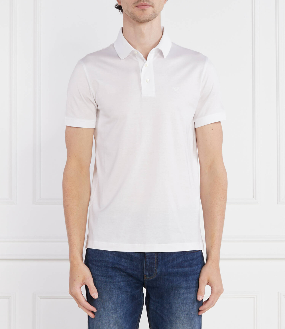 Поло Emporio Armani - белый(8N1F98 1JUVZ)