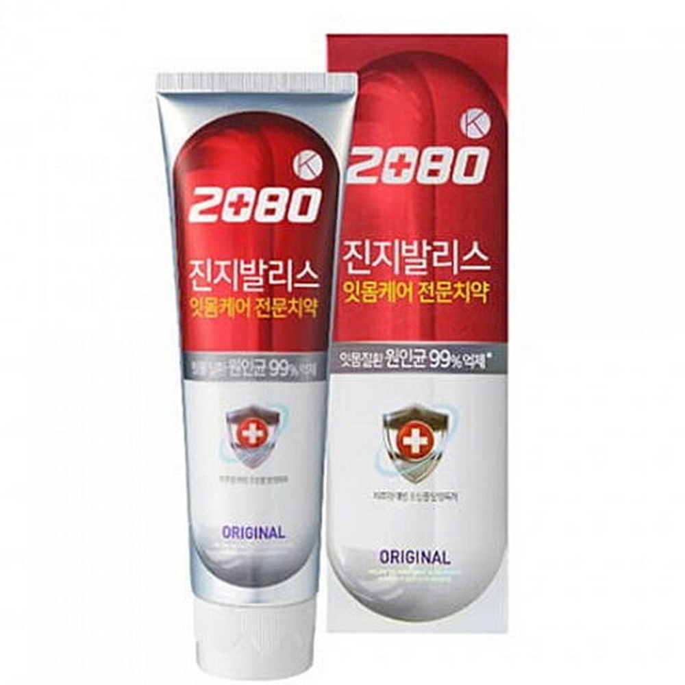 Антибактериальная зубная паста с экстрактом гинкго билоба Dental Clinic 2080 Gingivalis Clinik Original Toothpaste, 120г