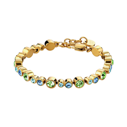 Браслет Dyrberg Kern TERESIA SG AQUA/GREEN 420110 BL/G/G