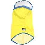 Дождевик для крупных пород собак «KOMFORT», цвет жёлто - голубой, р 3XL