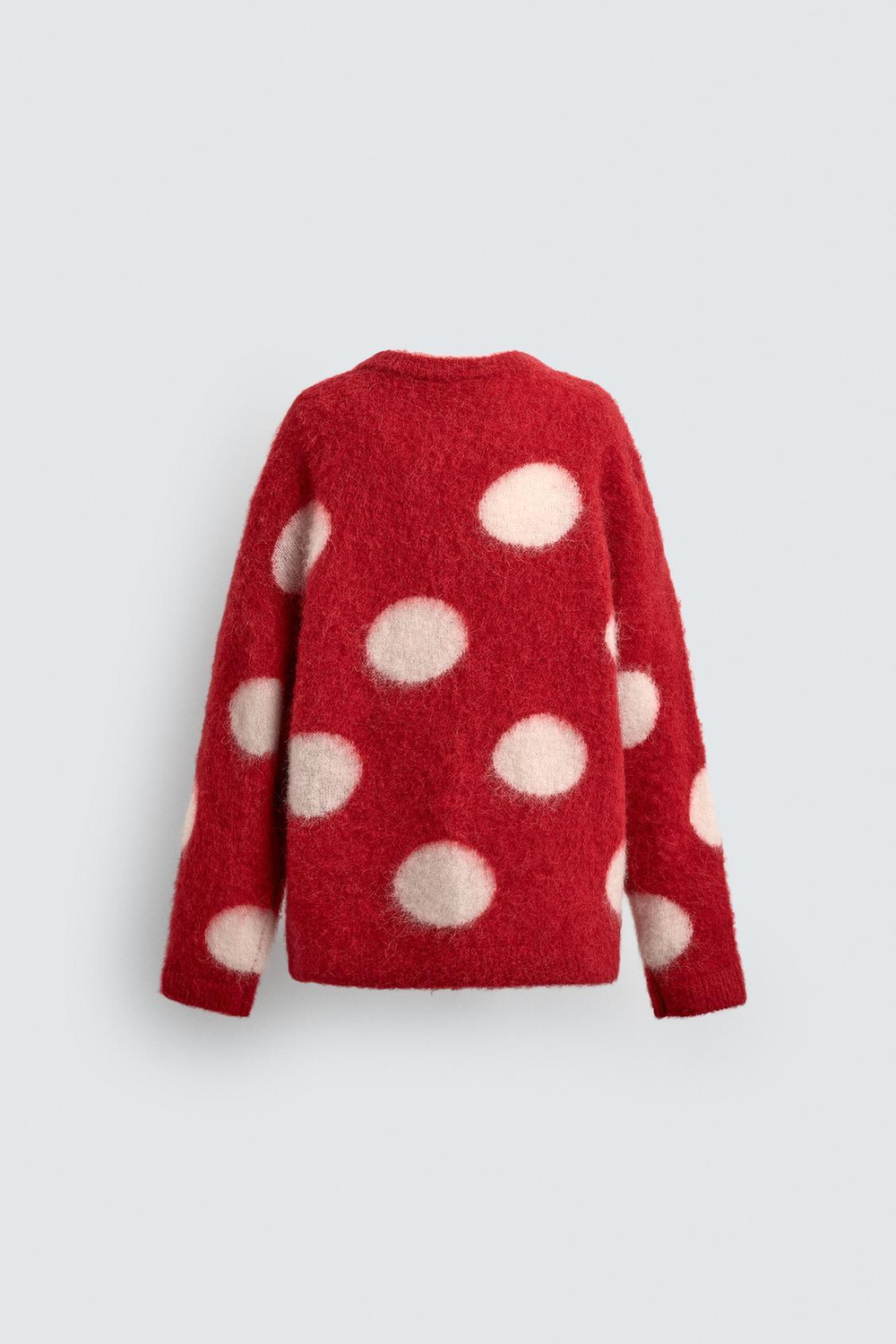 ZARA X DISNEY ДЖЕМПЕР В ГОРОШЕК, КРАСНЫЙ