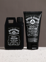 Подарочный набор косметики «Крутой мужик», гель для душа 300 мл и гель для бритья 110 мл, HARD LINE