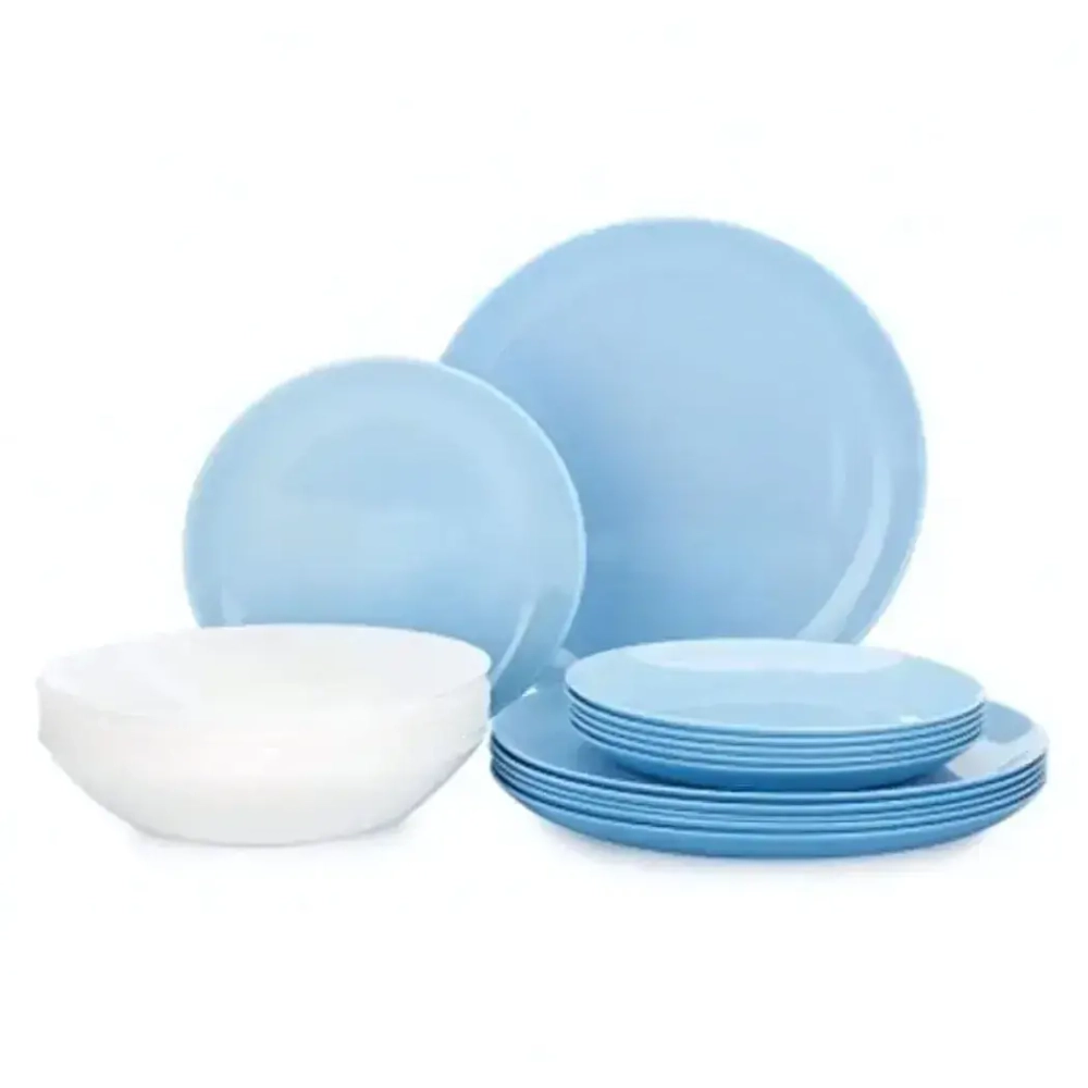 Набор столовой посуды 18 предметов «Лайт БЛЮ&УАЙТ» P5911