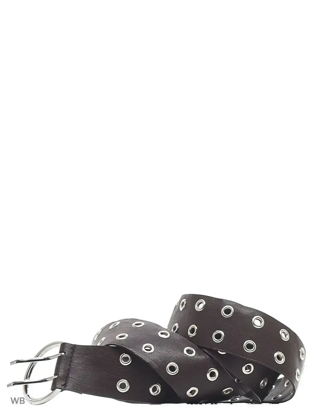 Ремень женский с двумя рядами люверсов