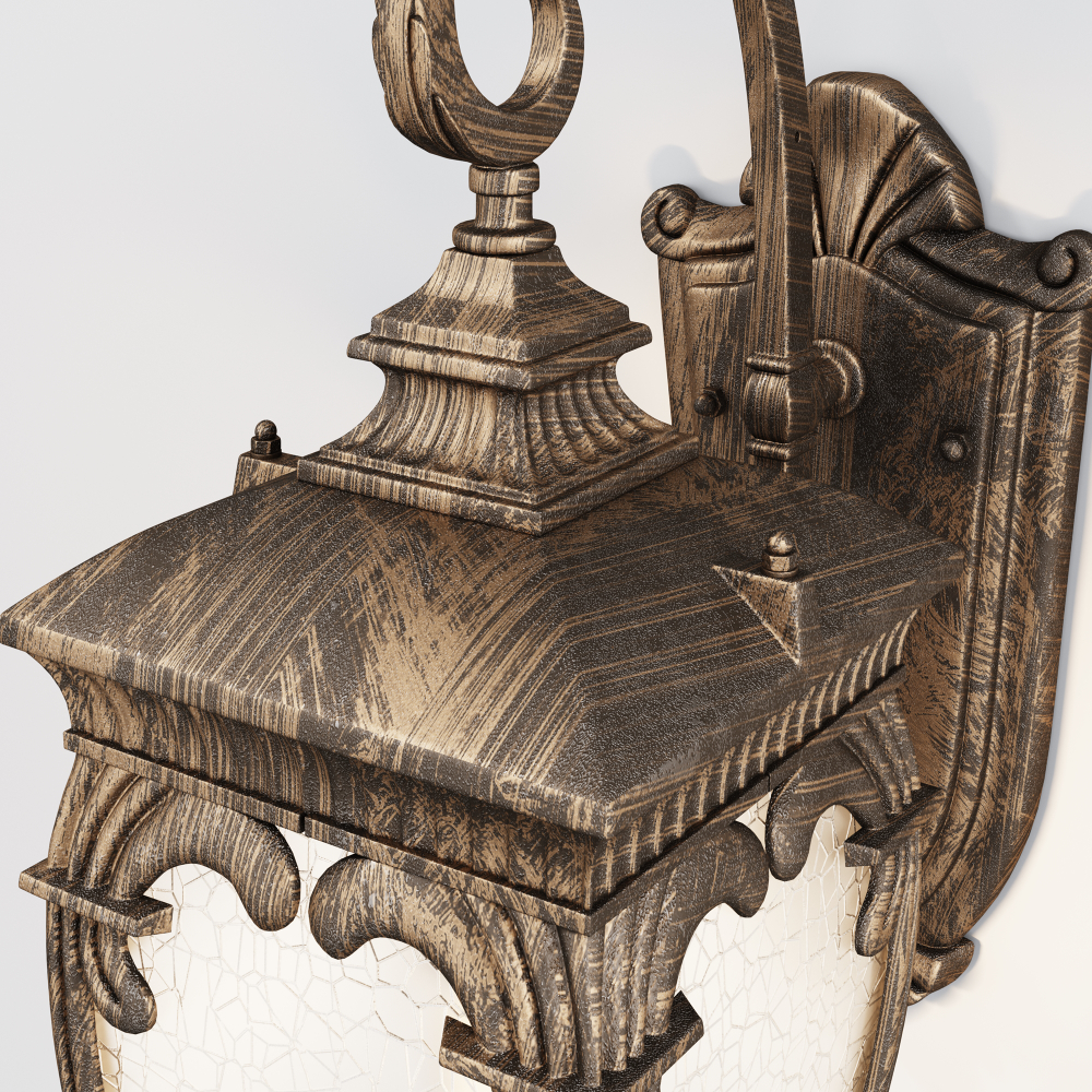 Уличный настенный светильник Outdoor O414WL-01GB