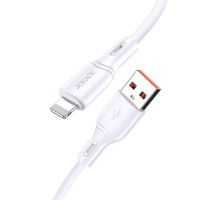 Кабель Jokade JA035 Lightning 5A силиконовый белый 1 м