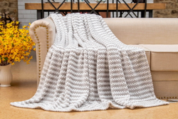 Плед 160х220 Sofi De MarkO Гринда серый