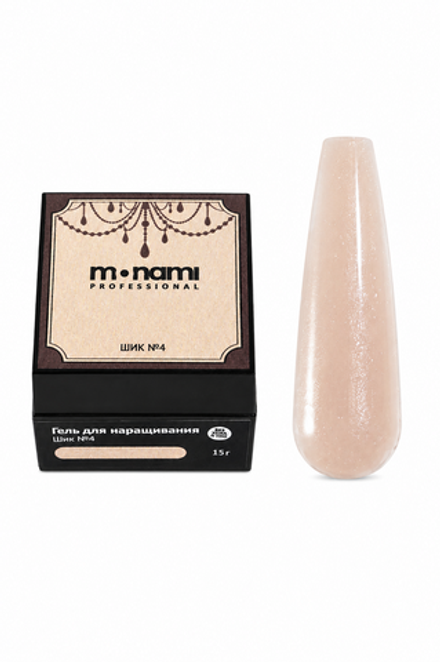 Monami Gel - Гель для наращивания ногтей Шик №4, 15гр