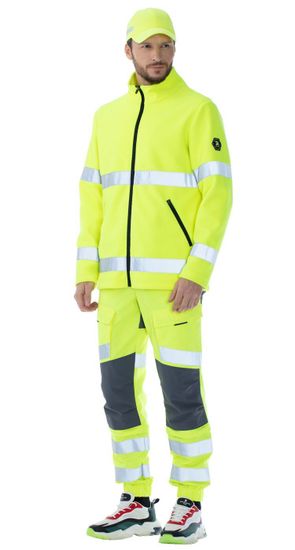 Куртка флисовая "Люменар" (лимон)