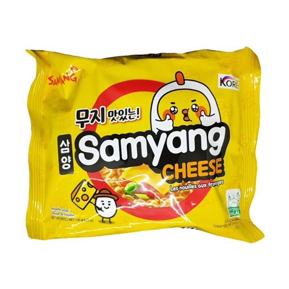 Лапша быстрого приготовления со вкусом сыра Samyang Cheese 120 г