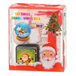 Штамп детский Basir с 3 сменными роликами и штемпельной подушкой, 9 см, серия "Новый год", красный