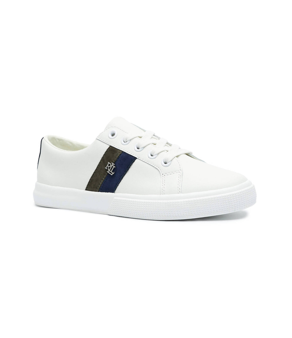 Кожаные кроссовки Janson II LAUREN RALPH LAUREN - белый(802942783)