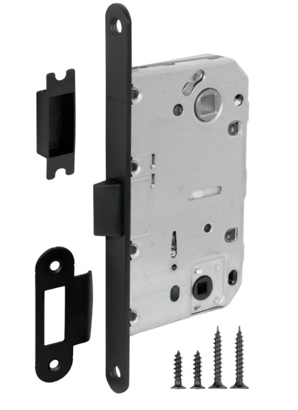 Защелка врезная Fuaro (Фуаро) PLASTIC P96WC-50 BL Черный