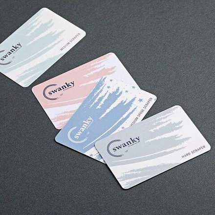 Swanky Stamping Набор скраперов для стемпинга, 4шт
