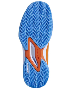 Детские теннисные кроссовки Babolat Propulse Junior 3 Clay - orange peel