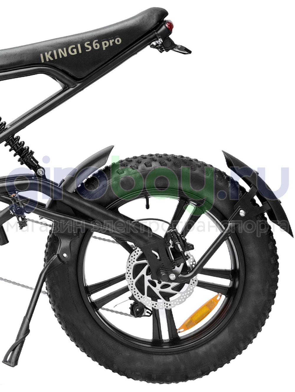 Электровелосипед IKINGI S6 PRO (60V/23Ah) - Черный Электровелосипед IKINGI S6 PRO (60V/23Ah) - Черный фото №10