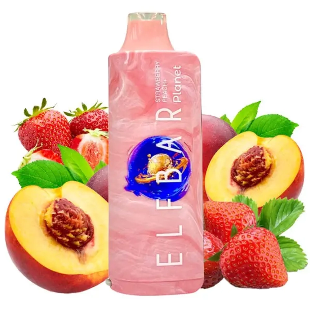 ELF BAR Planet 25000 - Strawberry Peach+