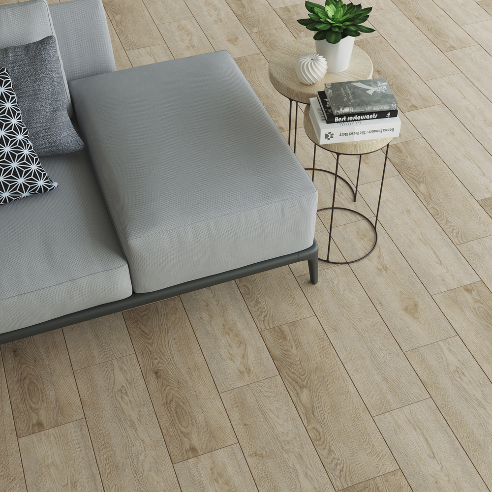 Керамогранит Grasaro Woodland 20x60 см 1.08 м² матовый цвет светло-коричневый