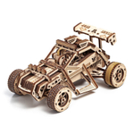 Набор из двух багги "Дорога ярости" от DROVO - Деревянный конструктор, сборная механическая модель, 3d пазл