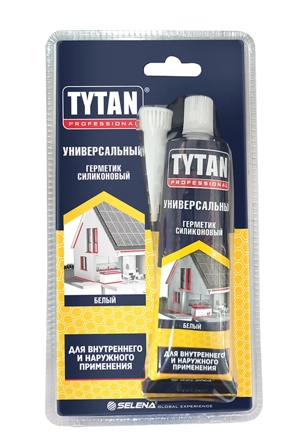 Универсальный силиконовый герметик Tytan Professional белый 85мл