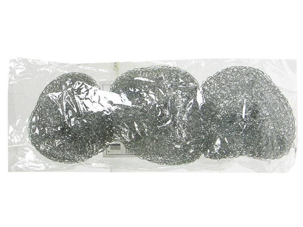 Мочалка для посуды металлическая 3шт VETTA