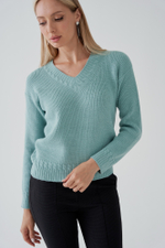 Мятный джемпер Тамбовчанка