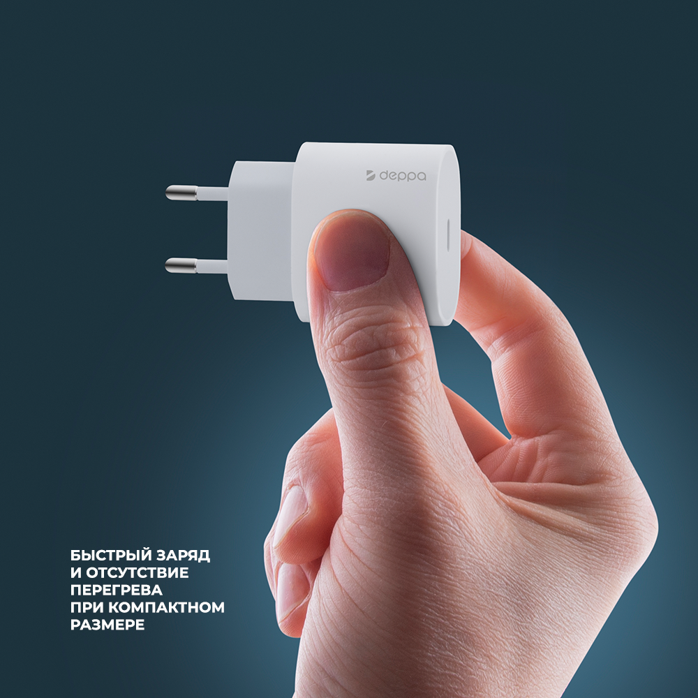 Сетевое зарядное устройство Orignal Wall Charger USB-C, 20Вт, PD, белый