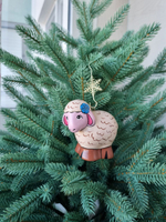 Фарфоровая игрушка любимая овечка