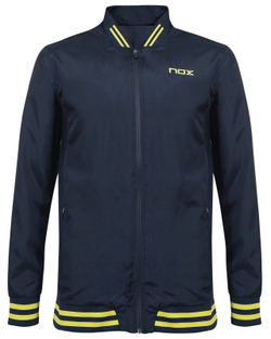 Куртка теннисная NOX Cortavientos Hombre Pro M - azul/lima