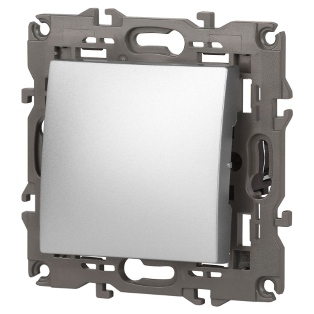 14-1103-03 ЭРА Переключатель, 10АХ-250В, IP20, Эра Elegance, алюминий