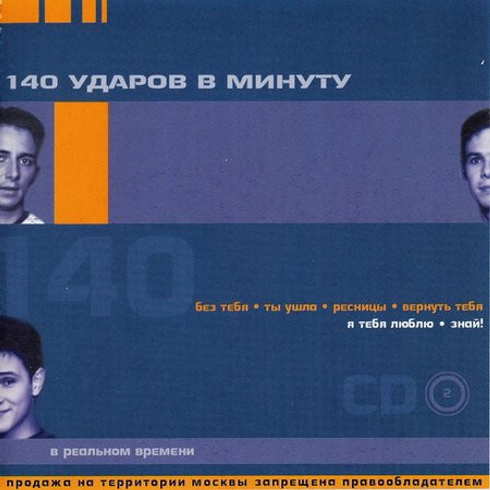 CD: 140 Ударов В Минуту — «В Реальном Времени» (2000)