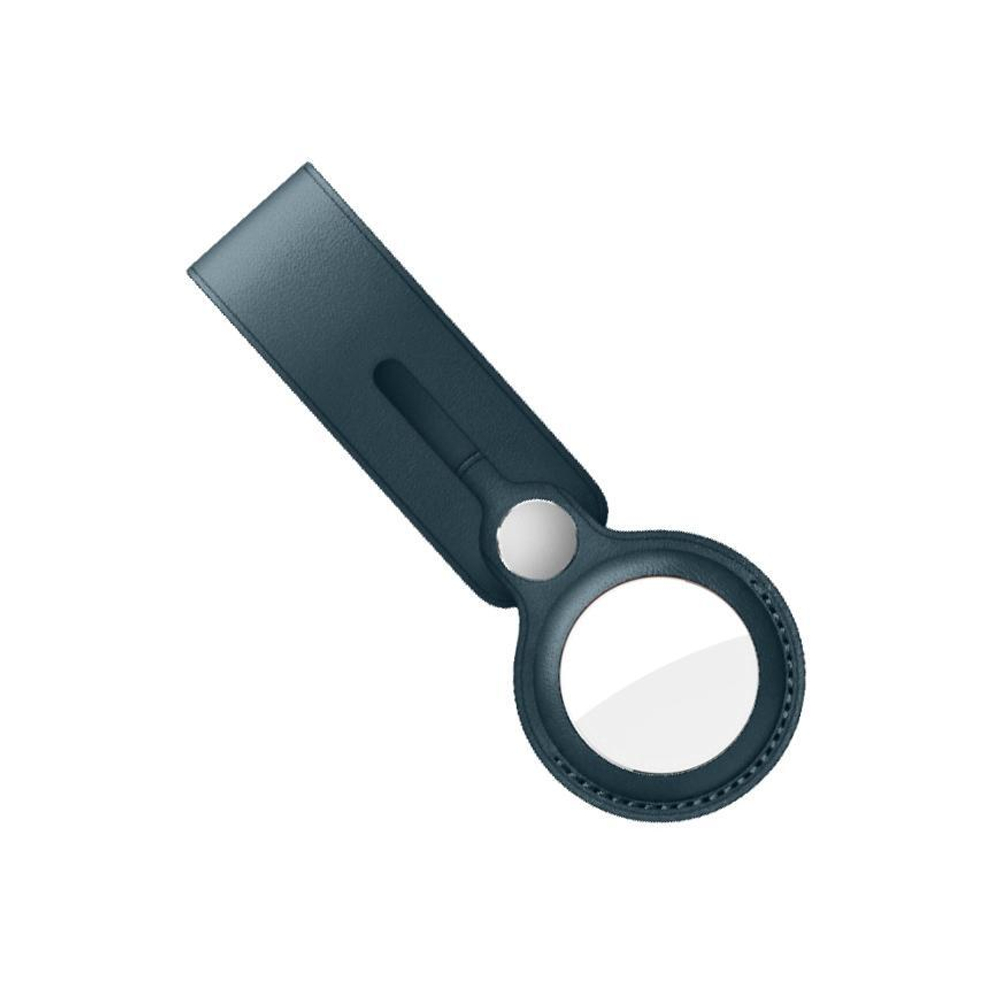 Кожаный брелок-подвеска Apple Leather Loop для AirTag, Балтийский синий