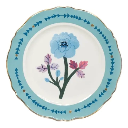 Блюдо круглое Bitossi Home Botanica Blue (32.5 см)