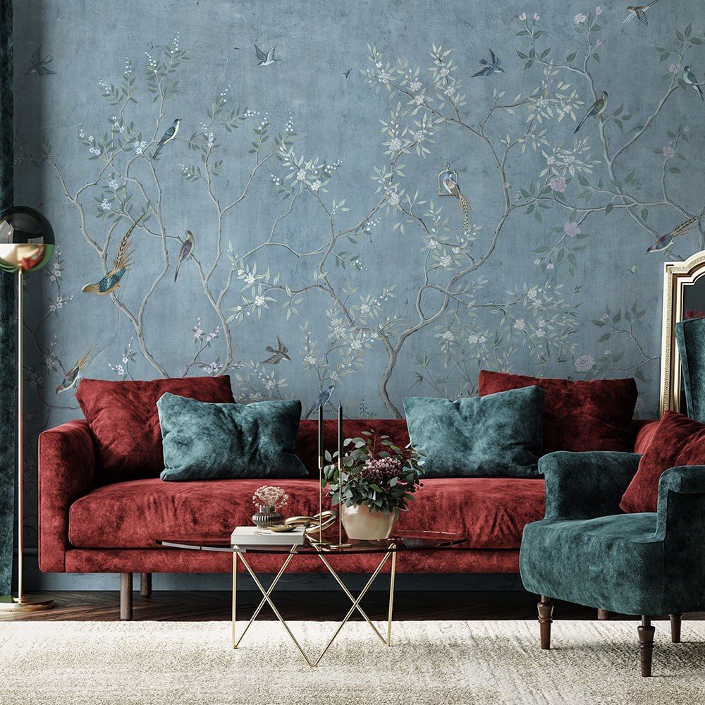 Бесшовная фреска Скин FLORAISON, 2,7 м (Ширина 4 м)