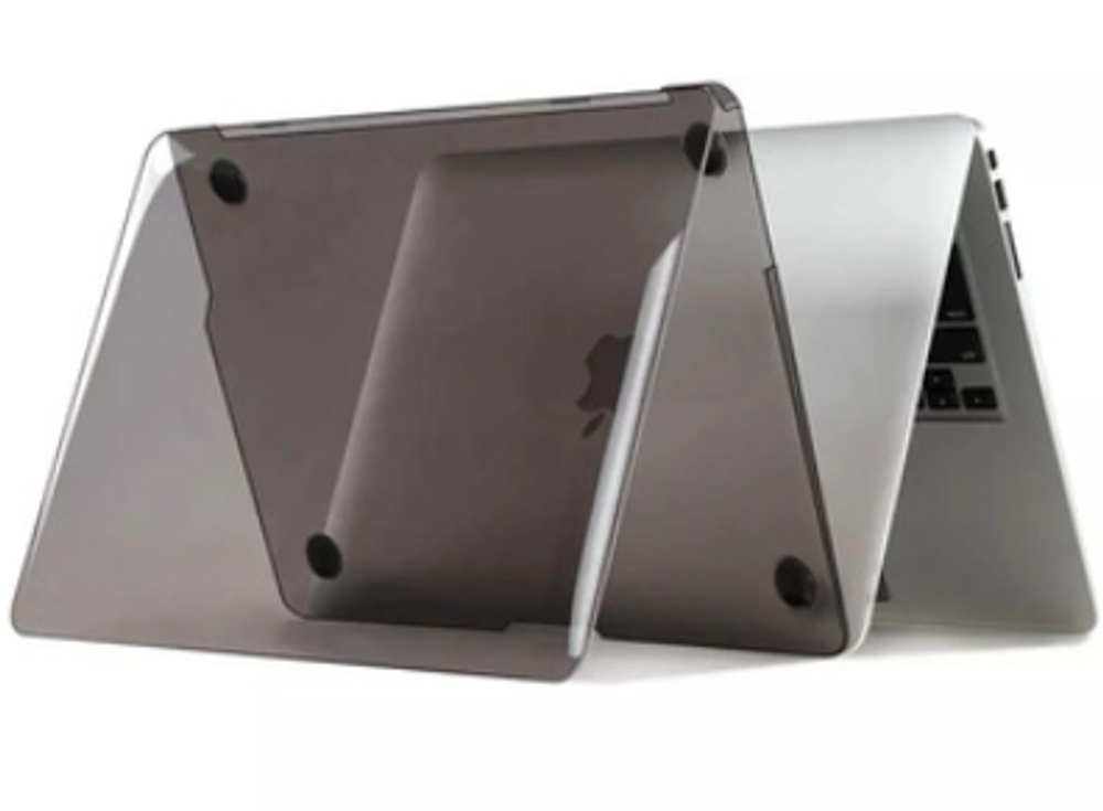 Чехол-накладка WIWU iShield Ultra Thin Hard Shell для Macbook Air 15.3" (2023) пластиковый (прозрачно-черный)