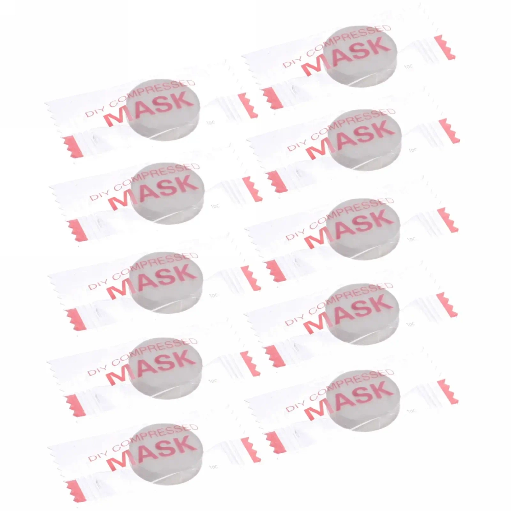 Набор косметический «Beauty Bar», 10 масок, цвет белый