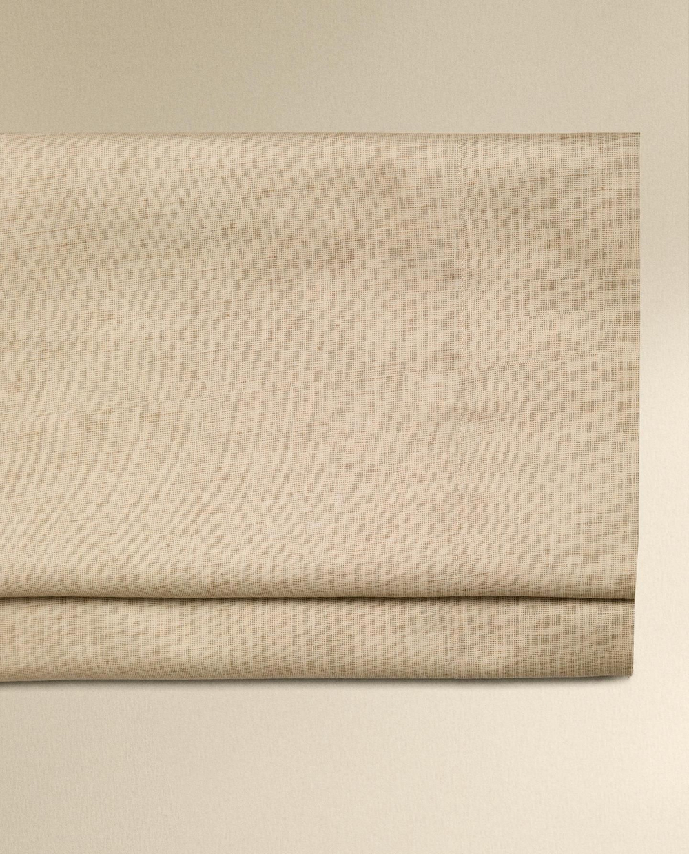 Zara Home - Простыня из сатина с текстурным эффектом, бежевый, 240x280 см