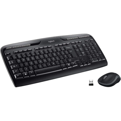 Комплект Logitech MK330 Wireless Desktop (клавиатура+мышь) USB, Black, 920-003995