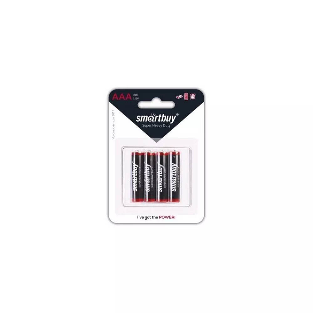 Элемент питания Smartbuy R03/286 BL4 SBBZ-3A04B
